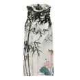 thumbnail image 3 of Chinese ink painting bamboo Spring Summer Dresses for Women Fashion T-shirt Dress Casual Sleeveless Loose Sundress with Pockets, 3 of 5