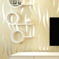 thumbnail image 5 of Home Wall Sticker Modern 3D Abstract Curved Strip Wallpaper Decor, 5 of 9