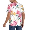 thumbnail image 5 of Haiem Hip Hop Hipster Baseball Jersey Button Down Shirts Sports Uniforms Men Women Jersey(Colorful Flowers,XX-Large), 5 of 9