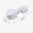 thumbnail image 1 of 2X Sensor de Movimiento Infrarrojo AC110V-240V Interruptor de Sensor Ajustable para Sensores de Movimiento Corporal PIR para MúLtiples Escenarios (Blanco), 1 of 10