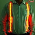 thumbnail image 1 of Men‘s LED Braces Vintage Elastic Y-shape Adjustable Trousers With 3 Clips-on, 1 of 5