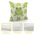 thumbnail image 4 of COMIO  Frog Pillow Covers, Frog Throw Pillows Decorative Pillowcase, Cushion Cover for Home Sofa Bedroom Outdoor,, 4 of 5