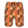 thumbnail image 4 of Yiaed Ramen Noodle Soup Print Men's Swim Trunks with Lining Quick Dry Sports Shorts Beach Shorts Boardshorts-3X-Large, 4 of 5