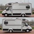 thumbnail image 2 of Premium PVC Grey Strip-Style Car Stickers - 2 Pcs Universal Side Decals, Waterproof, Anti-Corrosion, Fade-Resistant, Self-Adhesive & Removable, Cool Exterior Decoration for RVs/Vehicles, Durable, 2 of 6