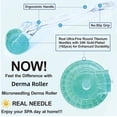 thumbnail image 6 of YJJSKEJI 192 Derma Roller REAL NEEDLES 0.25 mm Titanium Microneedling Roller for Face Body Beard for Women and Men, w/Storage Case, 6 of 8