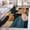 Multi, variant on 3'x5' Area Rugs, Turquoise Orange Indoor Outdoor Area Rug for Living Room Bedroom, Geometric Modern Abstract Art Washable Bathroom Rugs Kitchen Floor Carpet Mats Home Decor Aesthetic
