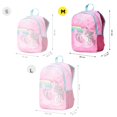 thumbnail image 2 of TOTTO Mochila Escolar Mediana para Niña con Bolsillo para Botella | 12 L FANTASY M multicolor M, 2 of 6