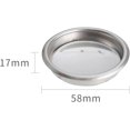 thumbnail image 2 of Watchget Coffee Machine Cleaning Set - Brush With Spoon and 58mm Stainless Steel Backflush Insert, Metal Blind Filter for Espresso, 2 of 6