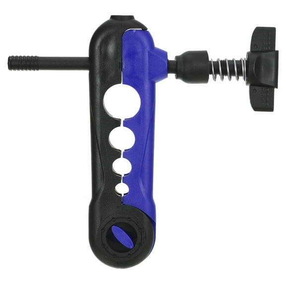 Fishing Line Spooler Fishing Reel Spool Station Tool Adjustable for Various Sizes Rod, Blue Black