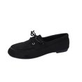 thumbnail image 2 of Willtoo Loafers for Women Slip On Closed Toe Casual Work Flats Shoes Non Slip Business Comfortable Dressy Office Loafer with Bow, 2 of 5