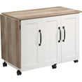 thumbnail image 4 of Miscellaneous Storage Sewing Cart  Drop-Leaf Craft Table  Sewing Table with Storage - Soft  Finish, 4 of 4