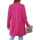 thumbnail image 2 of Blazer PRETTYGARDEN Mujer Manga Larga Solapas Bolsillos Rojo Rosado Talle S, 2 of 8