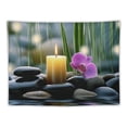 thumbnail image 5 of Orinice Candle Rocks Water Tapestry Wall Hanging Unique Style Graphic Tapestries Art Decor for Living Room Bedroom Apartment Farmhouse Dorm 40x30inch, 5 of 6