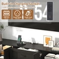 thumbnail image 3 of ChVans 106" W Wall Unit TV Stand with Storage for TVs up to 80", Modern TV Console with LED Lights, Entertainment Center with Bookshelves for Living Room, 3 of 8