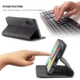 thumbnail image 4 of Funda de cuero para Samsung Galaxy A31, funda tipo cartera de cuero, diseño clásico con ranura para tarjetas y cierre magnético, funda plegable para Samsung Galaxy A31, 4 of 7