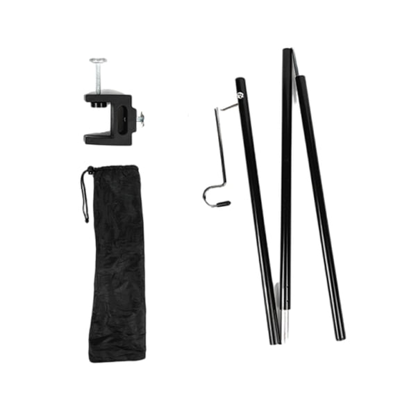 Folding Lamp Stand Outdoor Table Lamp Hanger Rack for Outdoor Camping Hiking
