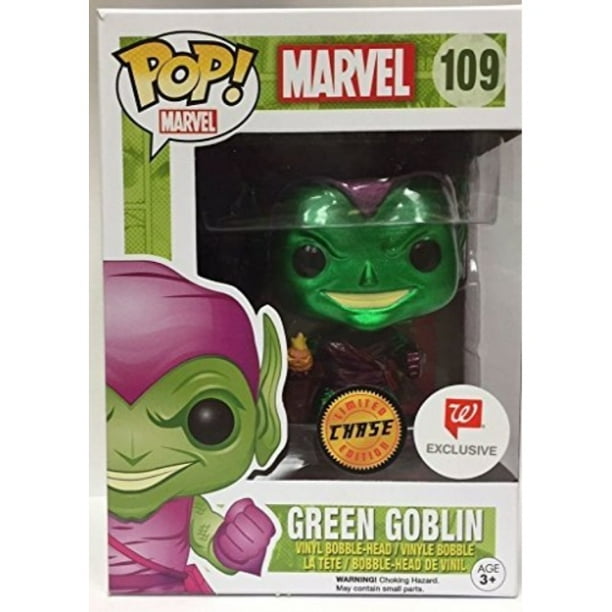Funko POP! Marvel 109 Green Goblin Metallic Chase edition - Walmart.com - Walmart.com