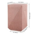 thumbnail image 5 of Adrian 20.75" Contemporary Minimalist Square Accent Table , Pink Terrazzo Finish, 5 of 9
