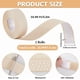 thumbnail image 2 of 2 rollos de cinta selladora impermeable para bañera de 3,2 m (10,5 pies), color beige, de PVC, autoadhesiva, antimanchas, para baño, protector de bordes de inodoro, tiras de repuesto para calafateo., 2 of 9
