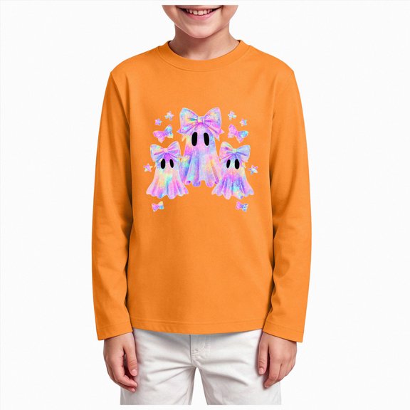 Tween Boys Halloween Shirt for 11t 12t Boys Halloween Shirts Kids Glow in the Dark Graphic Tees Raglan Ghost T-Shirt Toddler to Youth Boys Clothes Size 11-12 Years