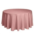thumbnail image 6 of Efavormart 5PCS 108" Wholesale Round Tablecloth Polyester Round Table Linens For Wedding Party Banquet Restaurant - DUSTY ROSE, 6 of 9