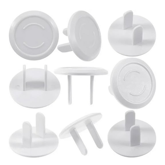 SeekLGT Outlet Cover Plug Protector Socket Cover Wall Outlet Cover Durable Round Safety Cover Home Protection Electrical Cover 50PCS Secure Plug Cover Protectors