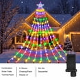 thumbnail image 3 of Scidweet Christmas lights, 350 LED Christmas Twinkle String Lights with 8 Modes Waterfall Effect for Indoor Outdoor Yard Holiday Xmas Christmas Decor, Multicolor, 3 of 13