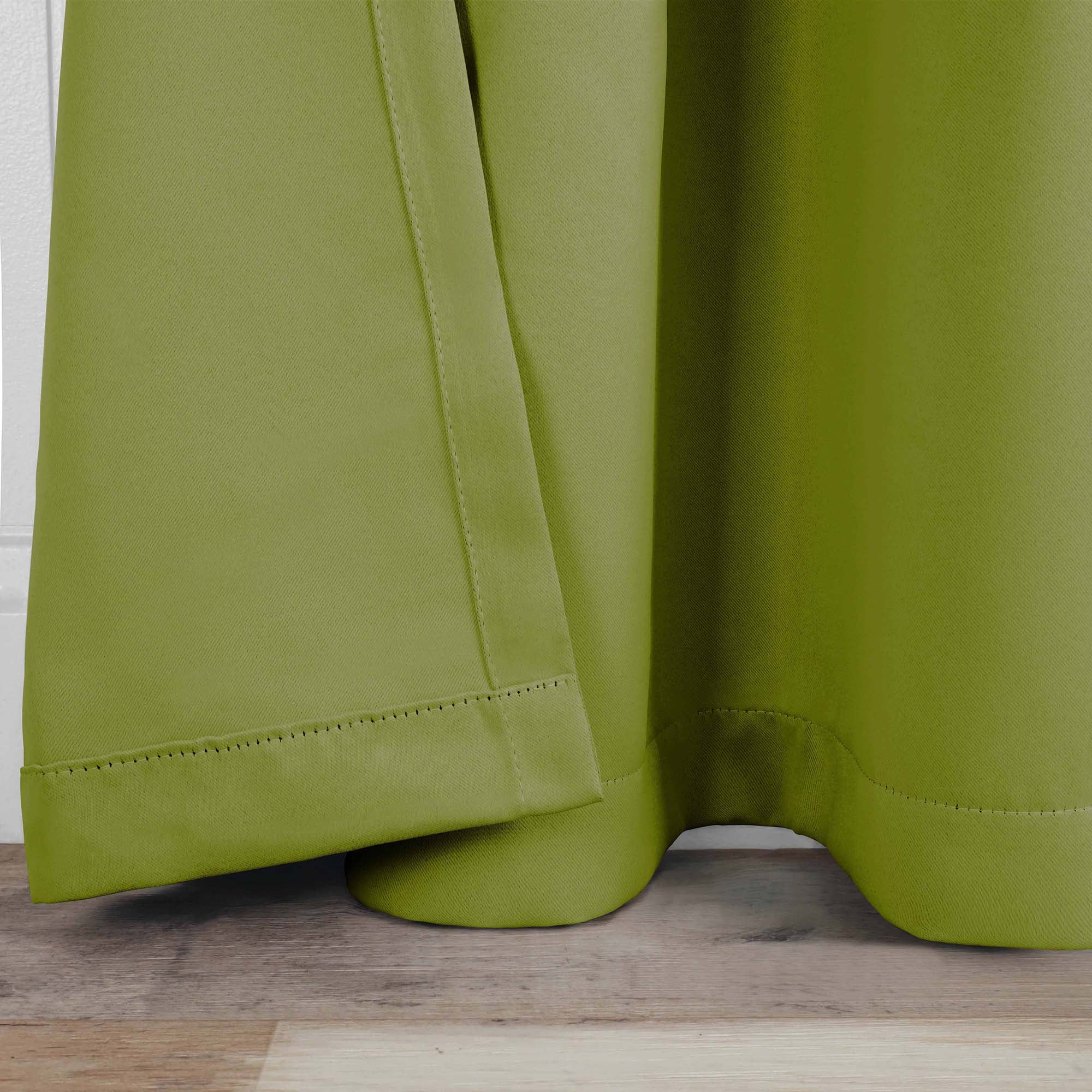 Superior Blackout Solid Light Filtering Grommet Curtain Panel Set, 52" x 84", Sage