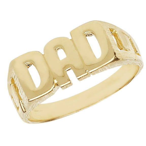 9k Gold Men Dad Ring