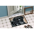 Carolines Treasures AMB1415JMAT Black Bart the Labrador Door Mat