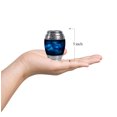 thumbnail image 3 of JAGASY Blue Small Urns for Human Ashes - Keepsake Urn for Ashes Adult Male & Female - Small Urns for Mother & Father - Miniature Urn for Mom Dad - ( 3 Inch), 3 of 7