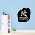 thumbnail image 2 of I'D Risk The Fall How it feels to fly Bike Adventure Quote Wall Art Wall Art Sticker Designs Vinyl Stickers For Home House Walls Rooms Windows Bedroom Decoration Size (28x28 inch), 2 of 3