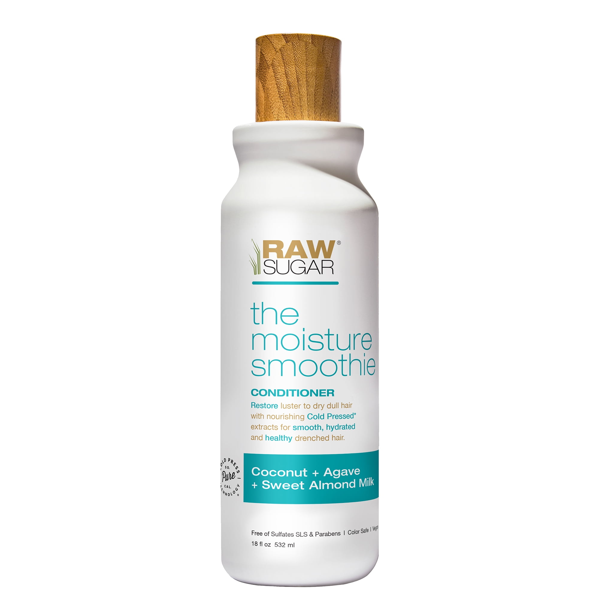 Raw Sugar Moisture Smoothie Conditioner with Coconut and Agave, 18 fl