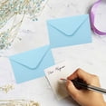 thumbnail image 4 of 50 Pack Envelopes V Flap Invitation Envelopes for Cards, Birthday, Weddings, Graduations, Greeting Cards, 10.7*15.7cm, 4 of 5