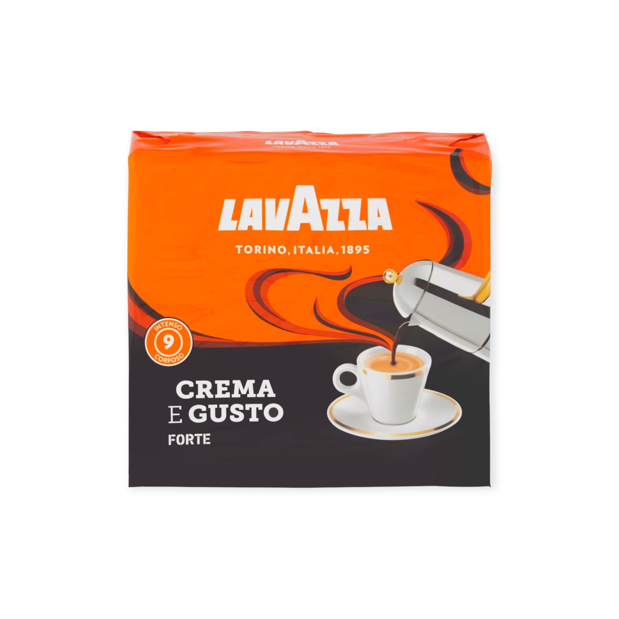 Lavazza Caffè Macinato Crema e Gusto Forte - 10 Confezioni da 250 gr [2.5  Kg] – Raspada