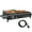 Tabletop-Charcoal & Gas Grill, variant on Frizi Charcoal and Gas Grill Combo with Black Dual Lids, Dual Fuel Propane Gas Grill with 2 Side Shelves for Outdoor Backyard Barbecue Cooking