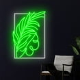 thumbnail image 3 of Handmadetneonsign Monstera Tropical Leaf Wall Decor, Monstera Leaf Wall Art, Green Leaf Wall Decor, 3 of 5