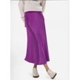 thumbnail image 3 of High-Waist Satin Midi Skirt, 3 of 5