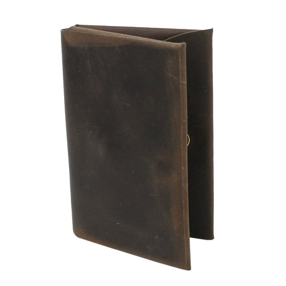 Vagarant Traveler Cowhide Leather Folding Credit Card Cash Holder B25DB
