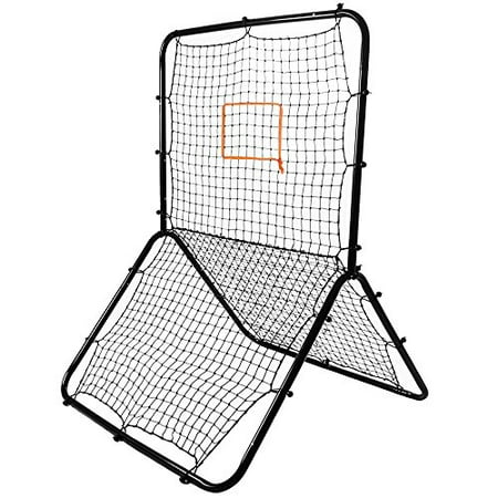 Crown Sporting Goods Multi-Sport Rebounder Pitch Back & Adjusting Target