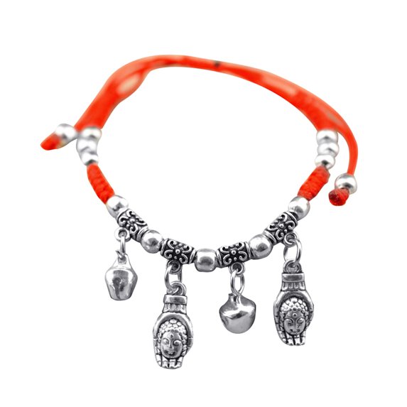 Ayyufe Bracelet Fashionable Corn/Horse/Elephant Pendant Bell Cotton Thread Chain Bracelet for Year