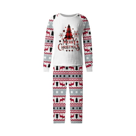 

Act Now! HIMIWAY Matching Family Christmas Pajamas Christmas Prints Family Matching Long Sleeve Tops+Pants Set Family Matching Sets Kids 6 Years
