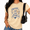 Apricot, variant on Women's Lazy Cafe Lady Vintage Multi Coffee Pot Mug Brew Sketch Morning Art Graphic Short Sleeve T-Shirts white Tops
