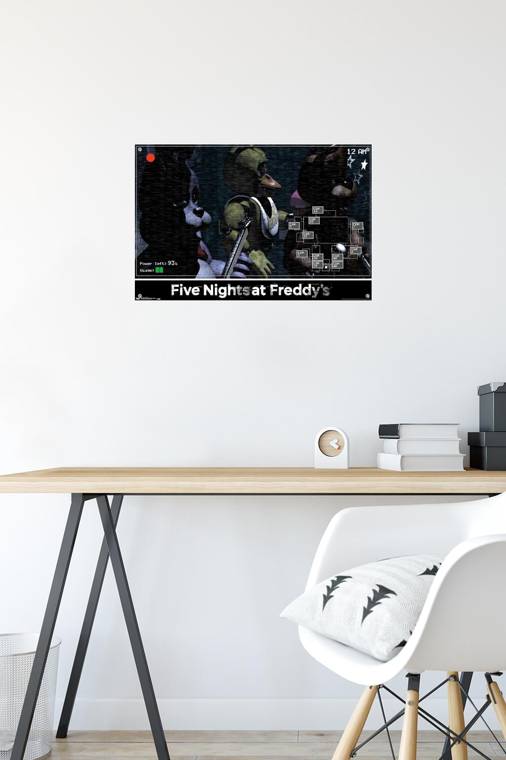 Five Nights at Freddy's - Show Stage Wall Poster with Push Pins, 14.725" x 22.375"