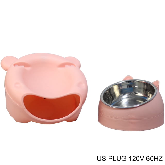 Automatic Cat Fountain LED Filtering Silent Pet Drinking Dispenser Cat Food Bowl