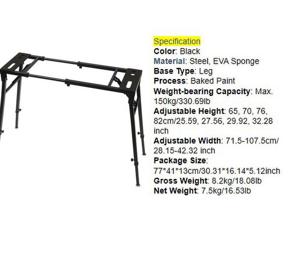 Height Adjustable Multi-Purpose Foldable Mixer Stand Keyboard Solid Stand Mixer Rack