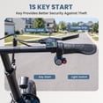 thumbnail image 6 of TRIWILL 14'' Foldable Electric Bike for Adults, 750W Peak Motor Ebike, 20MPH Electric Mini Bike, 36V 9Ah Battery Commuter Ebike, UL2849, 6 of 10