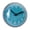 Blue, variant on Waterproof Bathroom Clock with Suction Cup Mount for Steam-Resistant Timekeeping – Quartz Analog Clock with Non-Ticking Movement for Shower, Mirror, and Kitchen Areas