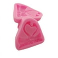 thumbnail image 2 of 5pc Food Grade Silicone Molds Fondant Molds For DIY Cake Decoration Chocolate Candy UV Resin & Epoxy Resin Jewelry Making Swan Pink 85x83x14mm, 2 of 4