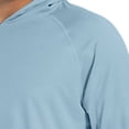 thumbnail image 5 of Men's Long Sleeve Shirts UV UPF 50+ Sun Protection Quick Dry Shirt Rash Guard Mesh Fishing Athletic T-Shirts Light Blue L, 5 of 8